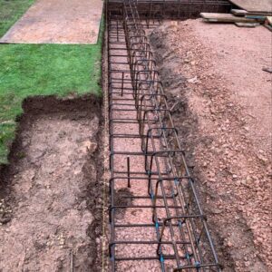 Raft foundation in Old Colwyn1 Raft foundation in Old Colwyn1