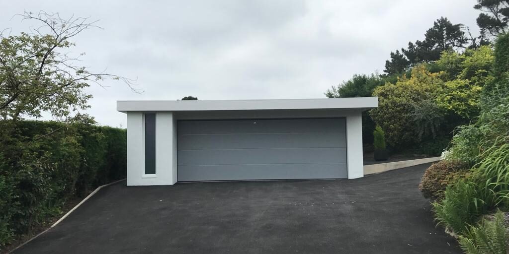 Double Garage Build Deganwy North Wales, Raft Foundation, Tarmac Driveway (4)